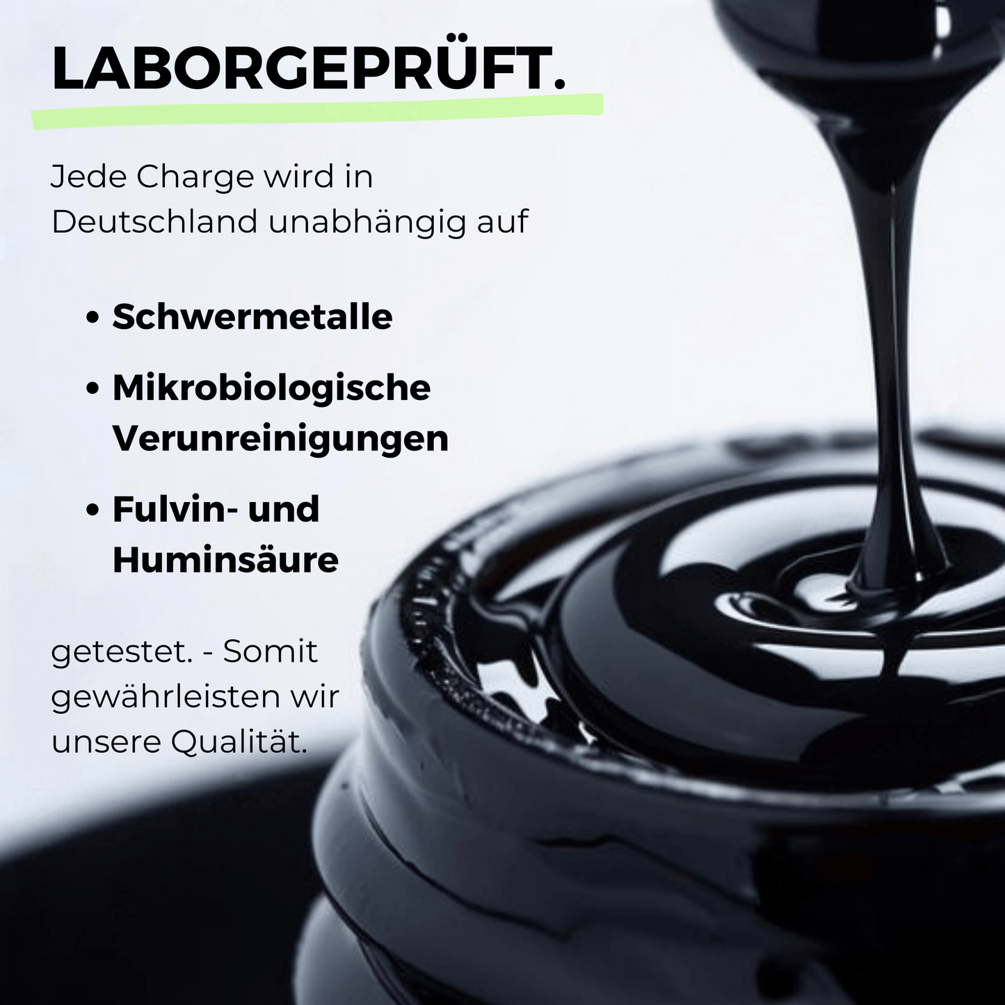 Shilajit Original Harz aus dem Altai Gebirge - Abgefüllt und laborgeprüft in DE | 27g | 50% Fulvinsäure und 9% Huminsäure | Authentisches Mumijo Shilajit kaufen - SCHWARZESGOLD