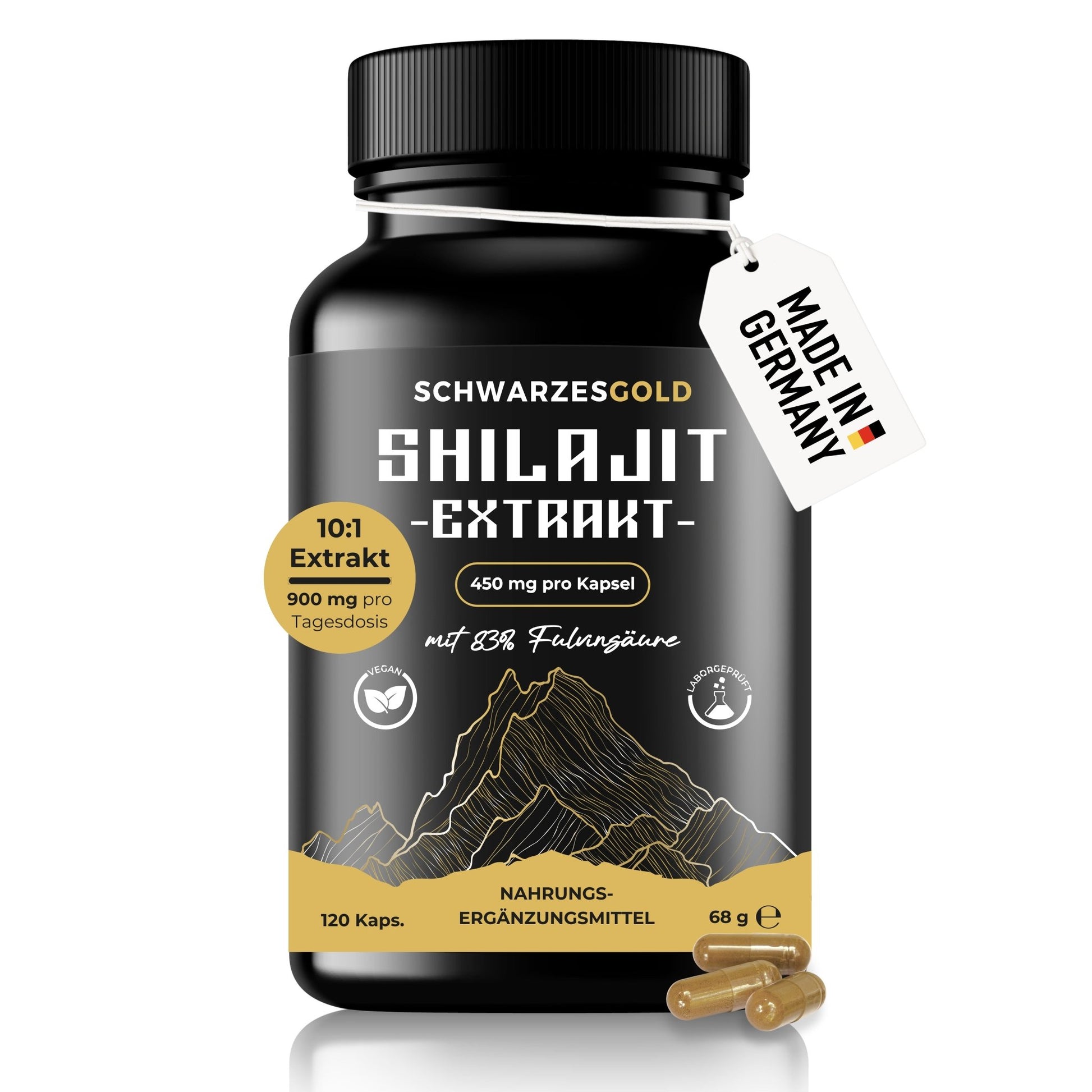 Shilajit Extrakt 10:1 - SCHWARZESGOLD