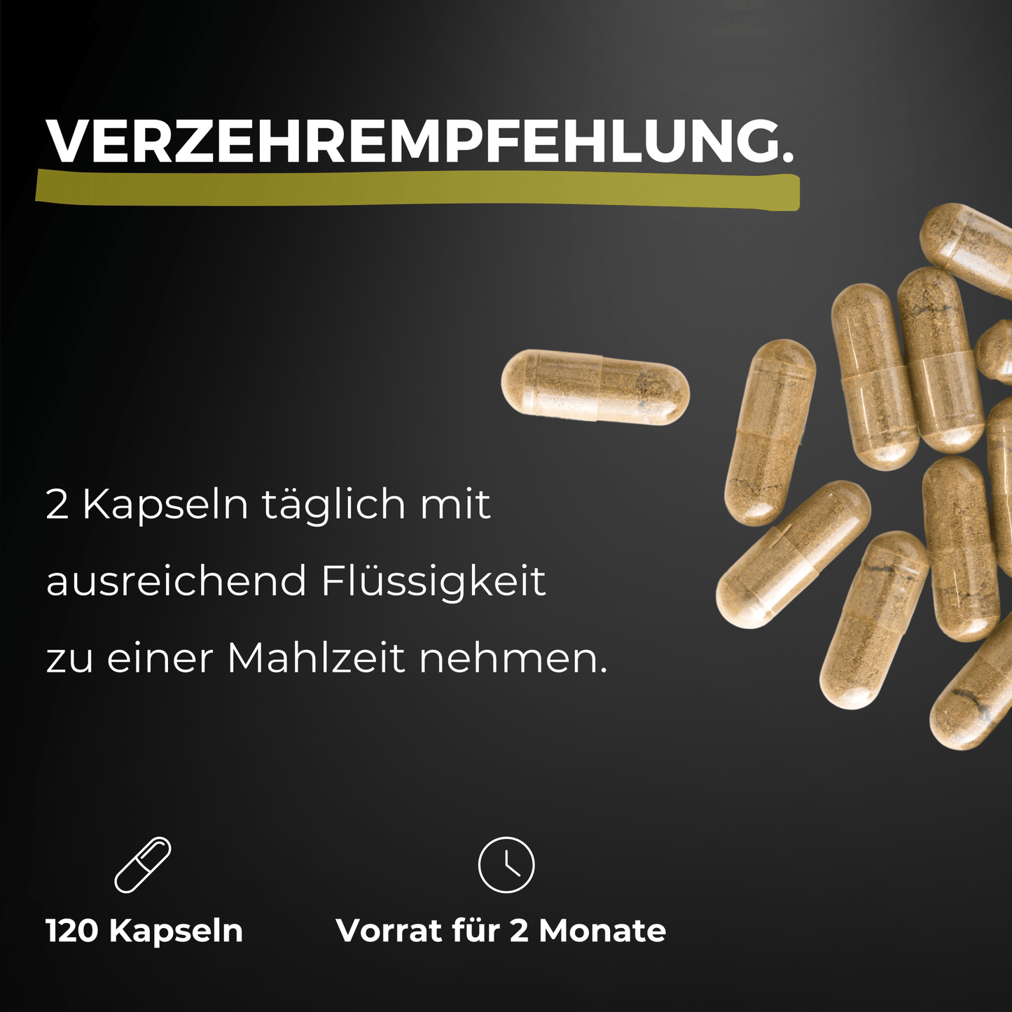 Shilajit Kapseln Hochdosiert - 10:1 Extrakt - 83% Fulvinsäure | Abgefüllt und Laborgeprüft in DE | 120 Kapseln - 900mg Mumijo Tagesdosis | Vegan & ohne Zusätze - SCHWARZESGOLD